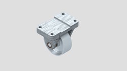 View of a 3d caster autocad assignment